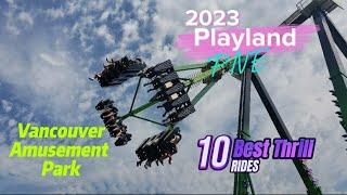 Playland 2023 at the PNE. 캐나다 최고의 밴쿠버 놀이공원. Vancouver Amusement  Park.