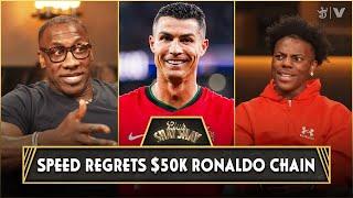 Speed Regrets Buying $50K Cristiano Ronaldo Chain " it was a $50K chain, a Cuban link Ronaldo Chain.