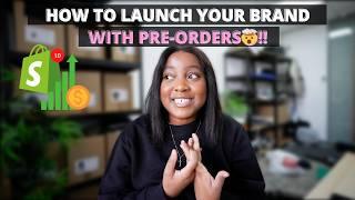 Pre Order Marketing Strategy That ACTUALLY Works! | Pre Order Method Clothing Brand