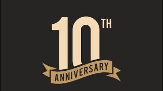 10th year anniversary being on YouTube