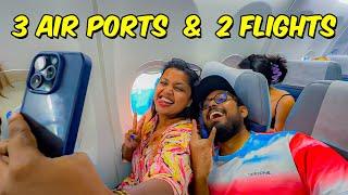 දුක්මුසු වෙන්වීමක් | Vietnam to Sri Lanka Flight Journey - VLOG 300