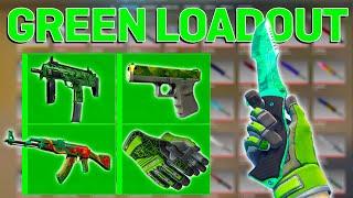 This BUDGET GREEN Themed CS2 Loadout is INSANE! Cheap & Expensive