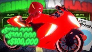 The GRIND To 100 MILLION CASH As THE FLASH… (Roblox Jailbreak)