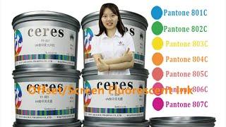 Ceres UV Fluorescent Ink#ceresink #fluoresentink