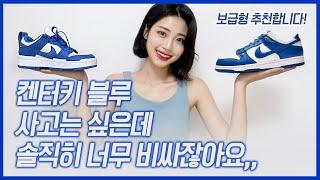덩크로우 켄터키 사고는 싶은데 솔직히 너무 비싸잖아요!! 보급형 켄터키 추천!/나이키 덩크로우 디스럽트 게임로얄/ NIKE DUNK LOW DISRUPT GAME ROYAL