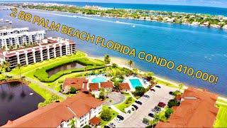 For Sale $410,000. 110 Half Moon Circle D2 Hypoluxo Florida 33462. Updated 2BR water view condo.