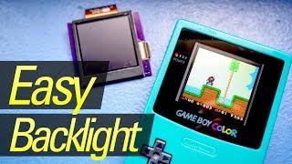 Next-Level Game Boy Color Backlight Kit! | Midwest Embedded GBC Kit Review