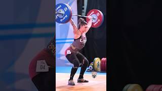 Mattie Rogers (81kg ) 110kg / 242lb Snatch! #snatch #weightlifting #slowmotion