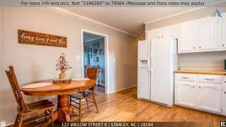 Priced at $165,000 - 122 Willow Street 6, Stanley, NC 28164