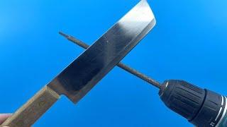Turning Dull Knives into 'Sharp as a Razor' in 2 Minutes! 2 Super Simple Methods!