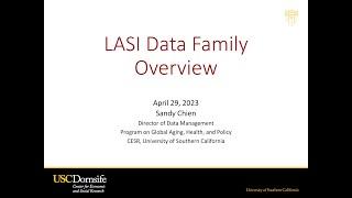 Introduction to the Harmonized LASI Data Family Webinar