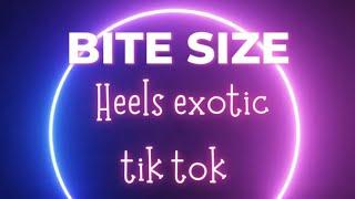 Exotic heels flow tick tock leg circles floor work