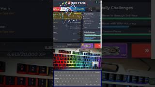 NITRO TYPE #keyboard #typing #typingskills #speedtyping #keyboardtyping #youtuber #shorts