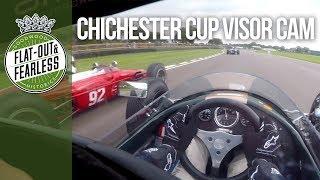 Brabham-Ford BT2 shreds through Revival track | Visor-cam