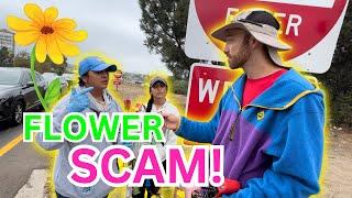 Flower SCAM: We Offered her a Job - SHE WOULDNT TAKE IT! 