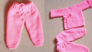 How to knitt new born baby pajama (0-6 month)