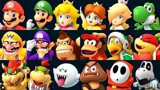 Super Mario Party - All Characters