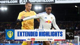 Leeds United vs. Derby County: Extended Highlights | EFL Championship | CBS Sports Golazo