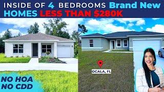 Inside of 4 Bedrooms Brand New Homes Less Than $280K in Ocala | No HOA - NO CDD