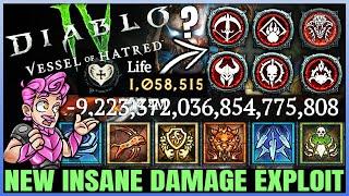 Diablo 4 - New QUINTILLION DAMAGE On EVERY Class Exploit - Free Pit 150 & New Best Spiritborn Build!