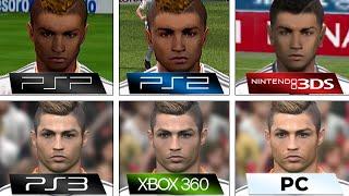 PES 14 | PSP vs PS2 vs Nintendo 3DS vs PS3 vs Xbox 360 vs PC | Graphics Comparison