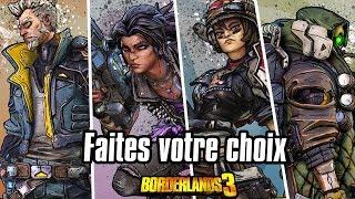 Comment BIEN CHOISIR son HÉROS ? - Analyse & récap - Borderlands 3