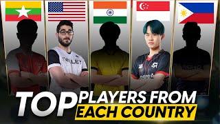 TOP 1 PLAYER IN MLBB FROM EACH COUNTRY