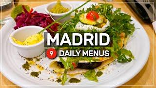  9 daily menus in MADRID #062