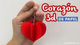 Corazones de papel 3D - Paper hearts