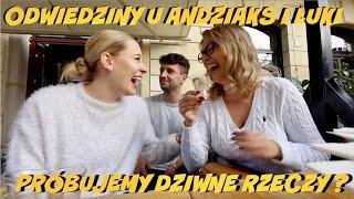 ODWIEDZINY U @Andziaks I @LukaaaaYT ! PRÓBOWALIŚMY DZIWNYCH RZECZY!