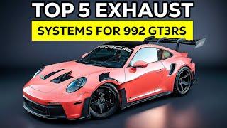 Top 5 Exhaust Systems For Porsche 992 GT3RS! (JCR, Gintani, R1, Valvetronic Designs, Dundon)