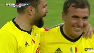 Hasselbaink, Mutu, Gilardino goals in Mutu's farewell match | Hagi magic in Romania All Stars 3-3