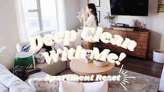 Deep Clean With Me | Apartment Reset | MAJOR Cleaning Motivation | Hey Hannah Lee