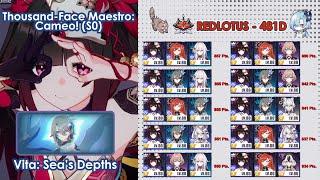 Honkai Impact 3rd Beta: EX - RedLotus 481D | Vita (Echoing) | Sparkle DPS(S0) - Different teams