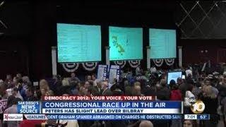 Scott Peters leading Brian Bilbray in 52nd Congressional District race