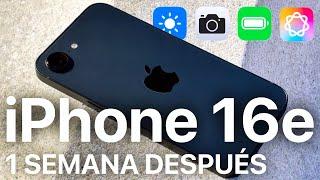 iPhone 16e REVIEW tras una semana de uso 