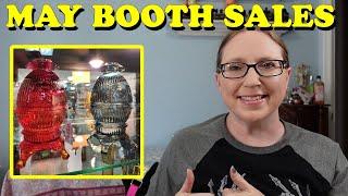 WHAT SOLD IN OUR ANTIQUE BOOTH?! May 2024 Sales!