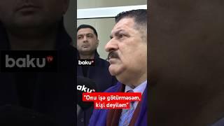 Etiraf etməlidirlər ki... | Ağadadaş Ağayev "Baku TV"yə eksklüziv müsahibə verdi