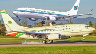 AFRICAN Government Highlights • PLANESPOTTING • Niger Government , Nigerian Af, Libyan A340 - C130J.