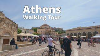 Athens, Greece Full Walking Tour | 4K HD (60fps) | Explore All Major Landmarks