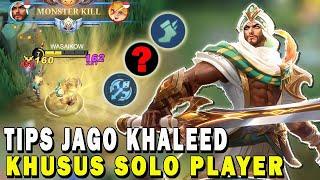 CARA MAIN KHALEED TERBARUBUILD EMBLEM DAN ITEM KHALEED TERSAKITGAMEPLAY KHALEED-MOBILE LEGENDS