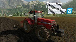 Farming Simulator 22 - Just a tractor and a field