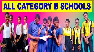 ALL Category B Schools in Ghana by Region