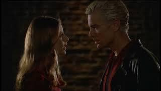 Buffy and Spike kiss in "Once More, With Feeling"