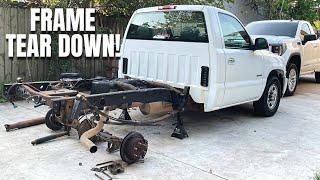 THE PROJECT TRUCK IS GETTING A CUSTOM FRAME AND SLAMMED!