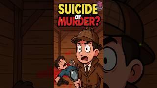 Guess is this Suicide or Murder ? #viral #viralshorts #brainteasers #puzzlepopz