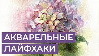 Акварельные лайфхаки для художников. За кадром урока Анастасии Бесединой