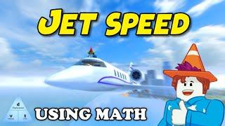 FASTEST? I calculated SPEED of Private Jet! (Roblox Jailbreak)