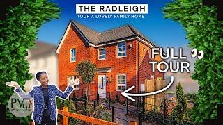 HOUSE TOUR INSIDE a BEAUTIFUL  4Bed New House Touring The Radleigh Barratt Homes | Property Tour