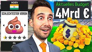 Ich verwandle den SCHLECHTESTEN Verein mit 4 MILLIARDEN EURO !!! 